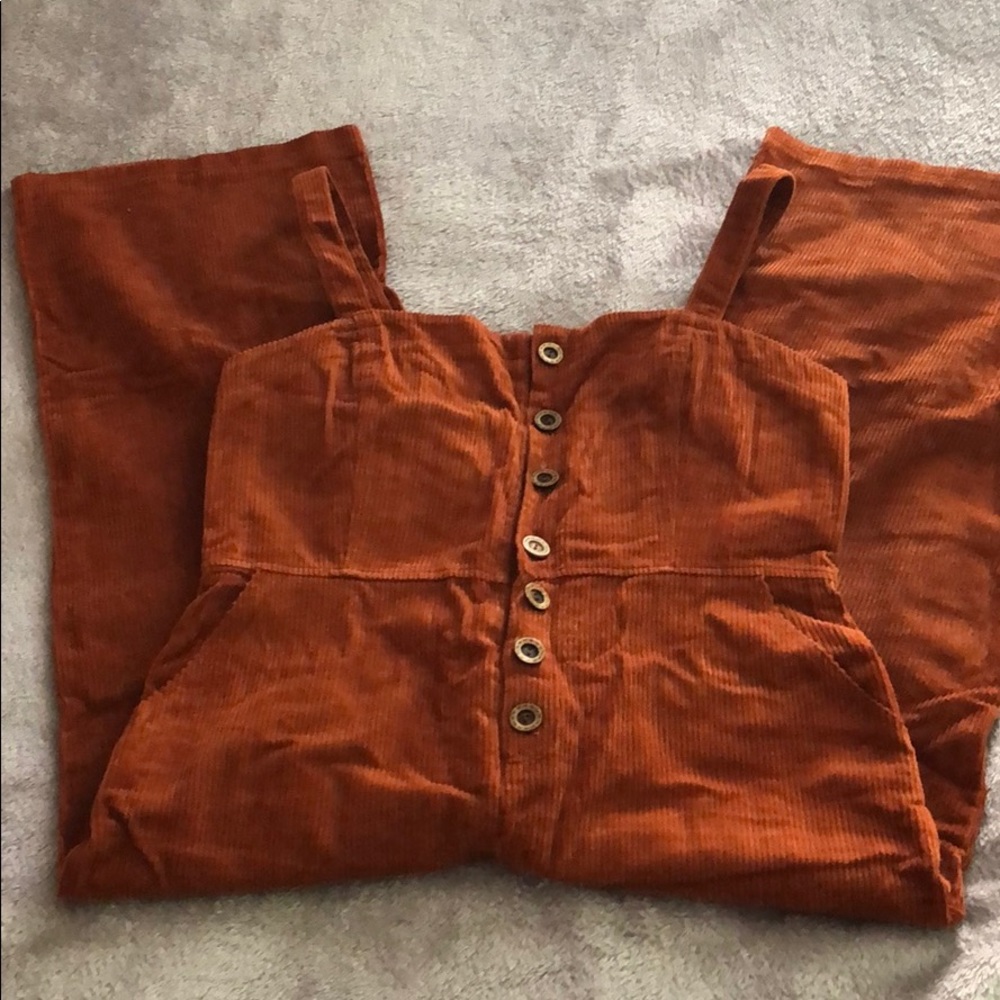 Suede overalls!!